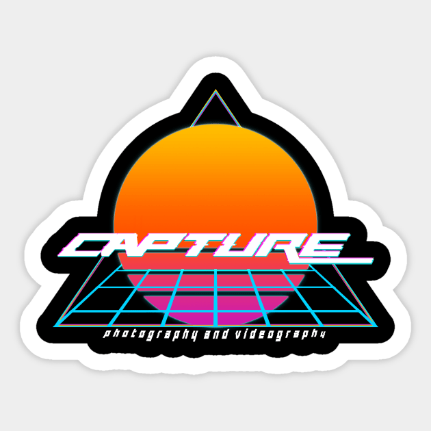 Retro Logo - Photography and Videography Sticker by net_ha_ha_ha